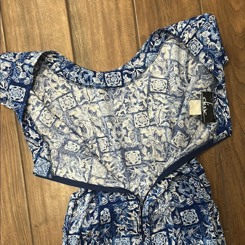 Vintage 1990s elisse brand. Tie wrap “Hawaiian” looking dress - Picture 5 of 12